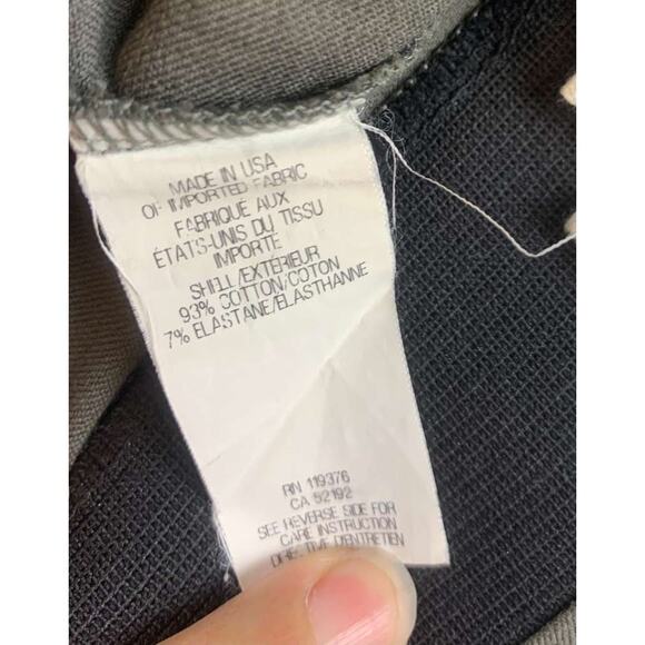 Y2K Helmut Lang Women P XS Olive Green Stretch Slim Pull On Leggings USA Made - Picture 4 of 8